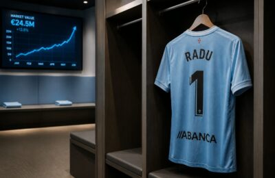 Ionuț Radu a ajuns la o cotă de 9 milioane de euro după ce a devenit titular la Celta Vigo