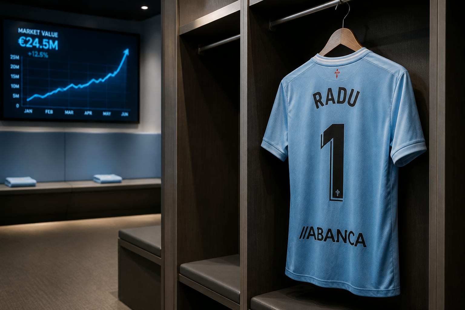 Ionuț Radu a ajuns la o cotă de 9 milioane de euro după ce a devenit titular la Celta Vigo