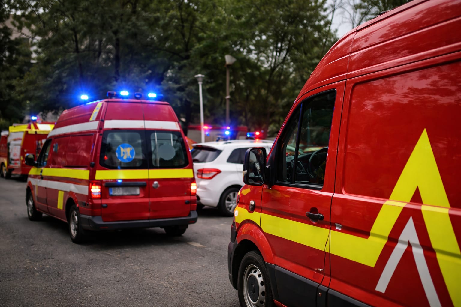 Plan Roșu activat la Institutul Fundeni după un incendiu: 37 de pacienți au fost evacuați