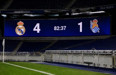 Real Madrid a învins Real Sociedad cu 4-1 după un hat-trick al lui Kylian Mbappe