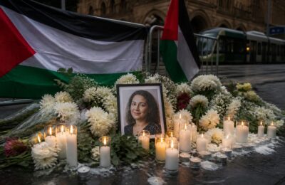 Protest la Sydney pentru sancțiuni împotriva Israelului după moartea lucrătoarei umanitare Zomi Frankcom